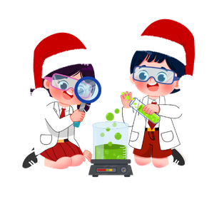 Ilustración de decoraciones navideñas