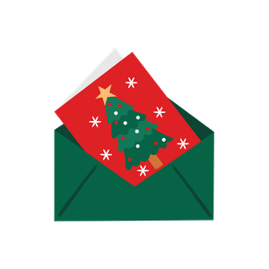 Ilustración de postales y felicitaciones de Navidad